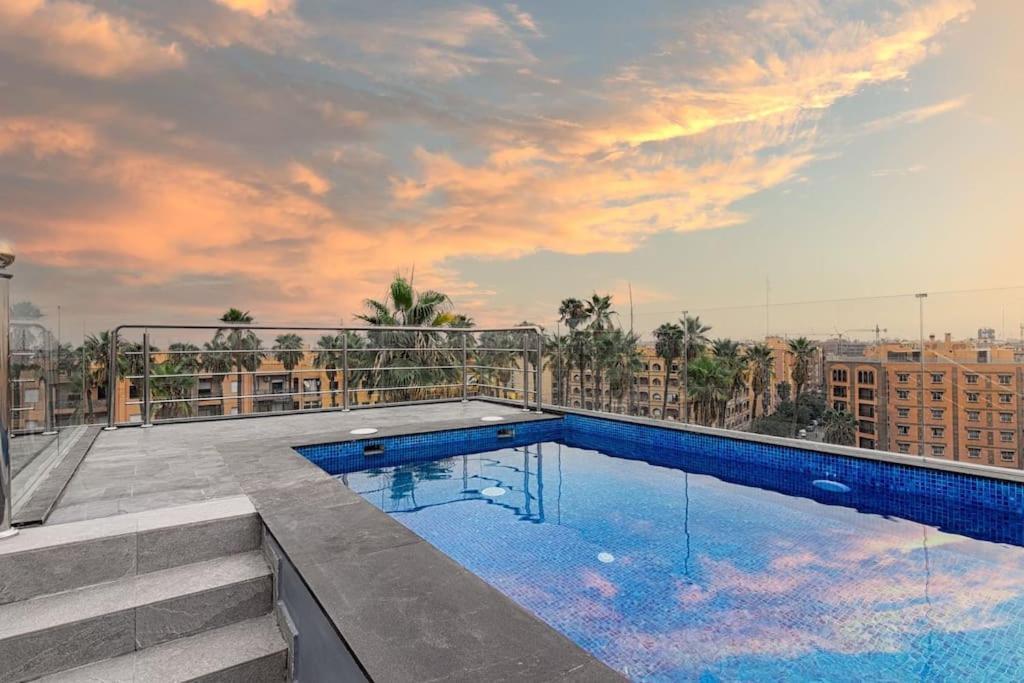 Appartement Cosy Au Coeur De Marrakech Avec Piscine Marrakesh Buitenkant foto