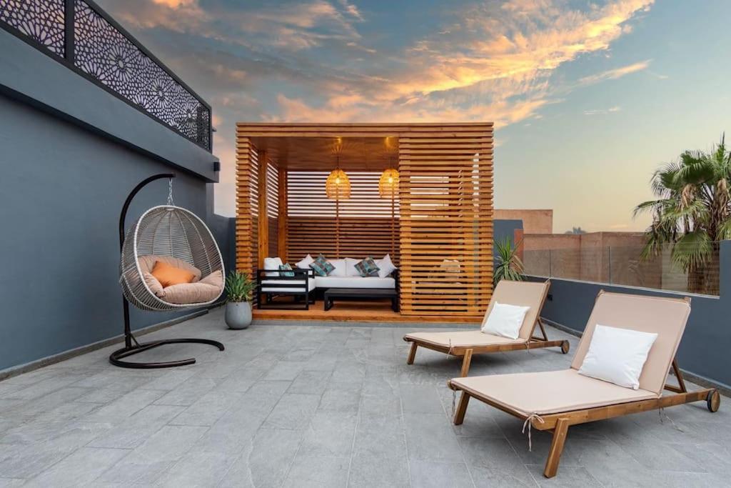 Appartement Cosy Au Coeur De Marrakech Avec Piscine Marrakesh Buitenkant foto